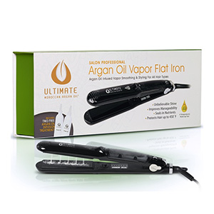 argan oil vapor flat iron